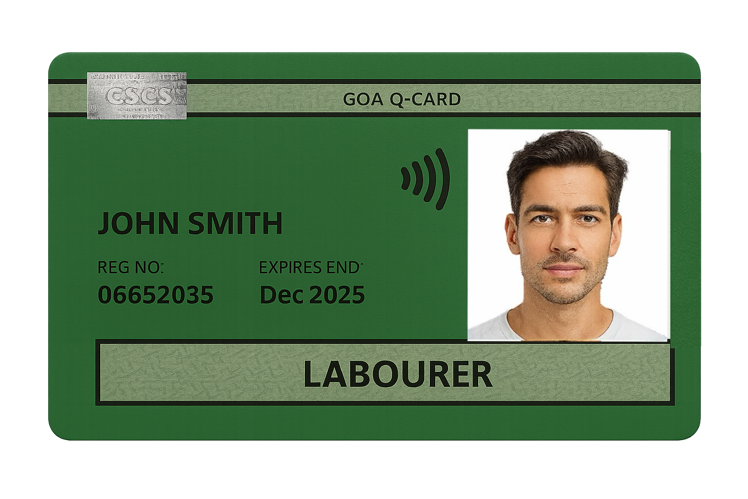 CSCS Green Labourer card